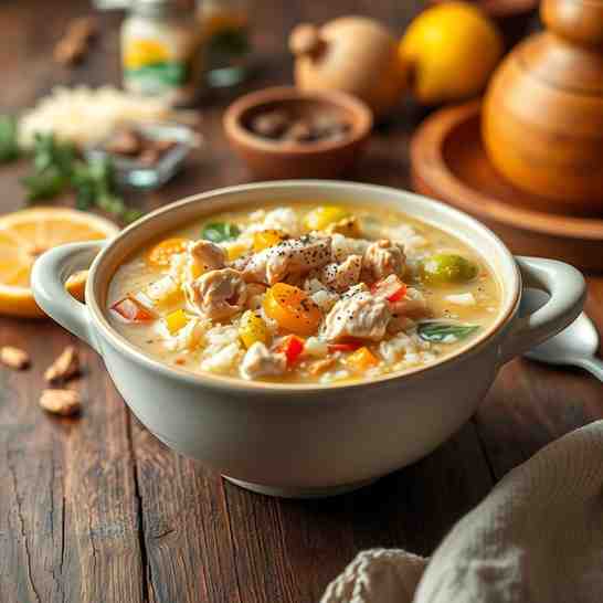 Cyprus Avgolemono - Zesty Greek Soup Recipe